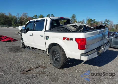 2019 Ford F-150 Platinum z USA, uszkodzony, nr VIN 1FTFW1E18KFD28170
